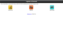 Tablet Screenshot of legendsofdenmark.com